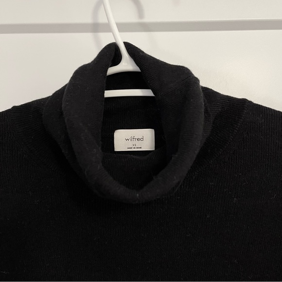 WILFRED High Neck Long Sleeve Dress | Size XS - Picture 2 of 5